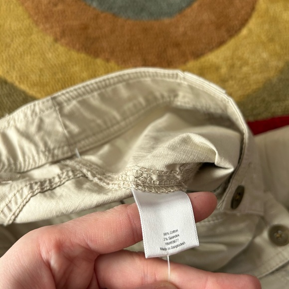 NWT St. John’s Bay Beige Khaki Pants Convertible Cargo Pants Capris Women’s 14 - Picture 11 of 11